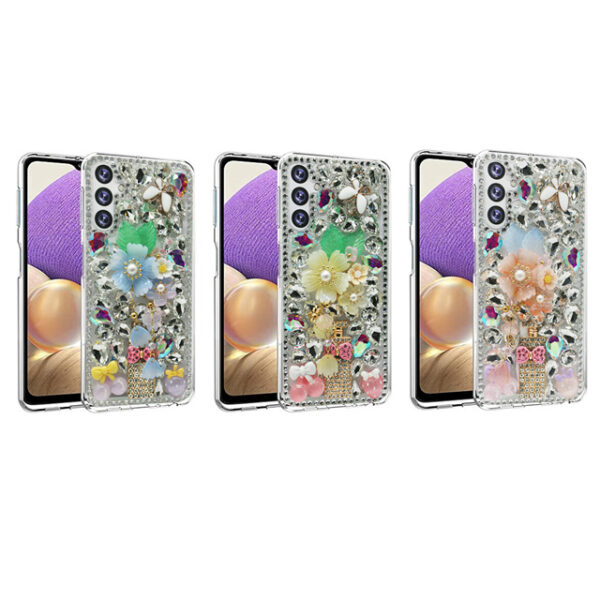 Bowtie Flower Rhinestone Case-A14 5G-307264 - Image 2