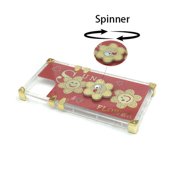 Square Sunflower Spinner Case-iPhone 13 Pro-737163 - Image 2