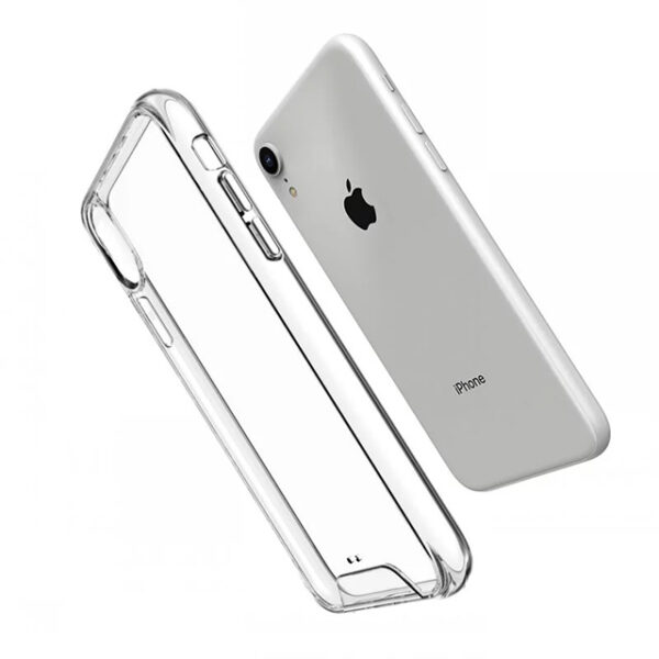 Transparent PC TPU Metal Key Case-iPhone XR-720034 - Image 3