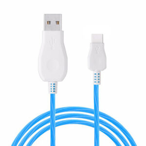 AW225-Led Blink Light Cable for Type C-Blue