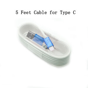 AW250- 5FT Metal Tip Cable for Type C-Blue
