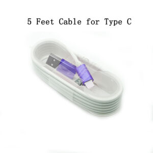 AW250- 5FT Metal Tip Cable for Type C-Purple