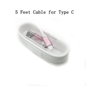 AW250- 5FT Metal Tip Cable for Type C-Rose Gold