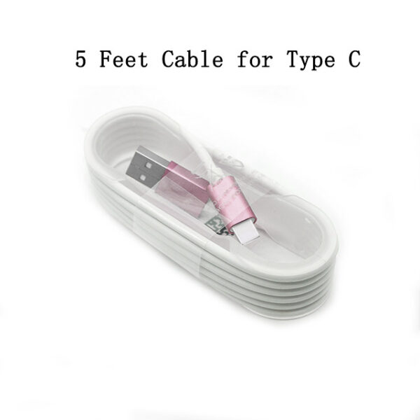 AW250- 5FT Metal Tip Cable for Type C-Rose Gold