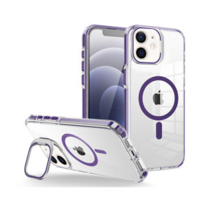 J2 Window Stand Clear Magnetic Case-iPhone 12/12 Pro-730231