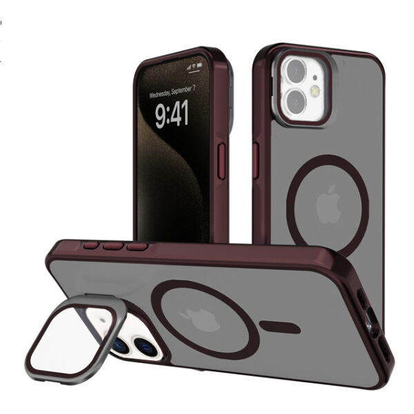 J3 Window Stand Matte Magnetic Case-iPhone 11-726230