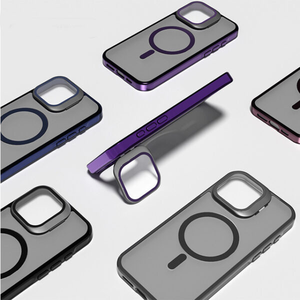 J3 Window Stand Matte Magnetic Case-iPhone 11-726230 - Image 5